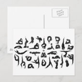 ヨガ ポストカード (正面/裏面)