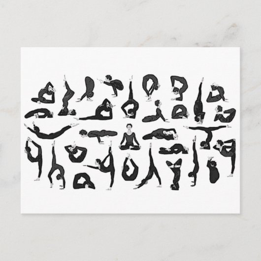 ヨガ ポストカード (正面)