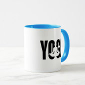 ヨガ。 マグカップ (正面右)