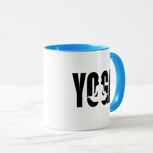 ヨガ。 マグカップ (正面右)