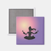 ヨガ マグネット (正面/裏面)