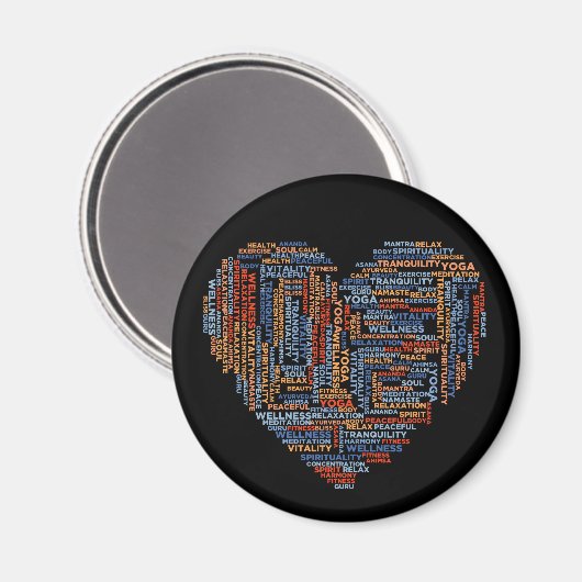 ヨガ マグネット (正面/裏面)
