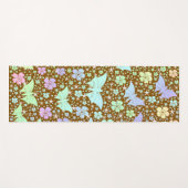 ヨガ，マット，パターン，カラフル，スポーツ，ゲーム，金ゴールド, ヨガマット (正面(横))