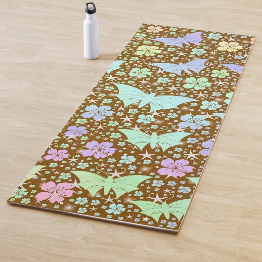 ヨガ，マット，パターン，カラフル，スポーツ，ゲーム，金ゴールド, ヨガマット (インサイチュ)
