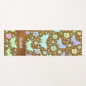 ヨガ，マット，パターン，カラフル，スポーツ，ゲーム，金ゴールド, ヨガマット (正面(横))