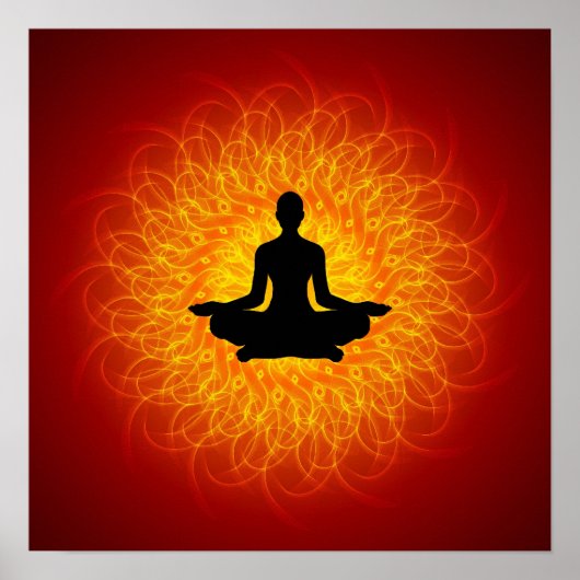 ヨガ – マンダラの瞑想 ポスター (正面)