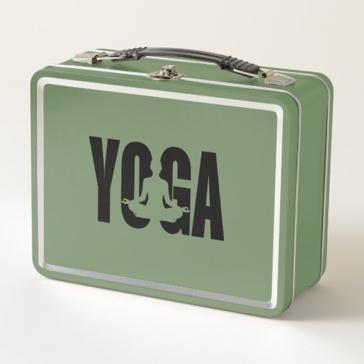 ヨガ。 メタルランチボックス (正面)