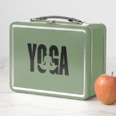 ヨガ。 メタルランチボックス (インサイチュ)