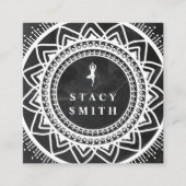 ヨガ | メディテーション・リトリート | 曼荼羅 スクエア名刺 (正面)