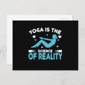 ヨガ – ヨガは現実の科学 ポストカード (正面/裏面)