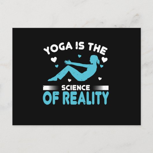 ヨガ – ヨガは現実の科学 ポストカード (正面)
