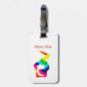 ヨガ ラゲッジタグ (裏面縦)