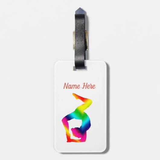 ヨガ ラゲッジタグ (裏面縦)