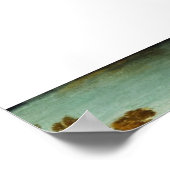 ヨガ・ルネッサンス・アートを実践している女性 ポスター (角)