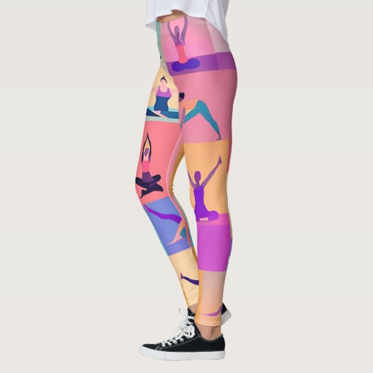 ヨガ レギンス (左)