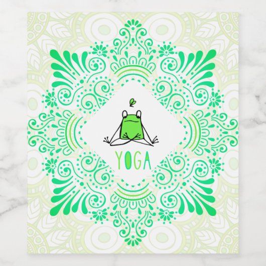 ヨガ ワインラベル (シングルラベル)