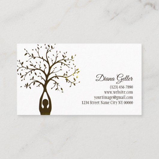 ヨガ 名刺 (裏面)