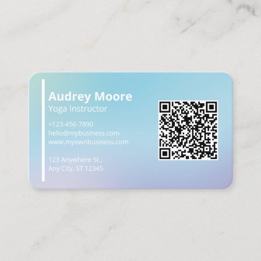 ヨガ 名刺 (正面)