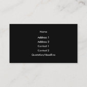 ヨガ 名刺 (裏面)