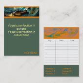 ヨガ 名刺 (正面/裏面)