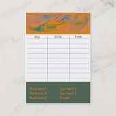 ヨガ 名刺 (裏面)