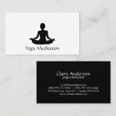 ヨガ 名刺 (正面/裏面)
