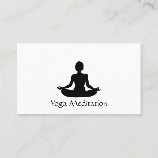 ヨガ 名刺 (正面)