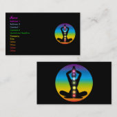 ヨガ 名刺 (正面/裏面)