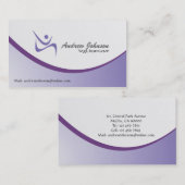 ヨガ-名刺 名刺 (正面/裏面)