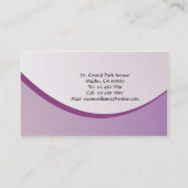 ヨガ-名刺 名刺 (裏面)