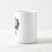 ヨガ:流れを受け入れる コーヒーマグカップ (中央)