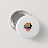 ヨガ：流れを受け入れる 缶バッジ (正面&裏面)
