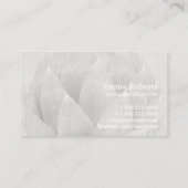 ヨガ&瞑想先生エレガントロータスフローラ 名刺 (裏面)