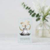 ヨガ&瞑想先生リスタイリッシュンフェイク 名刺 (スタンド正面)