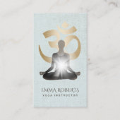 ヨガ&瞑想先生リスタイリッシュンフェイク 名刺 (正面)
