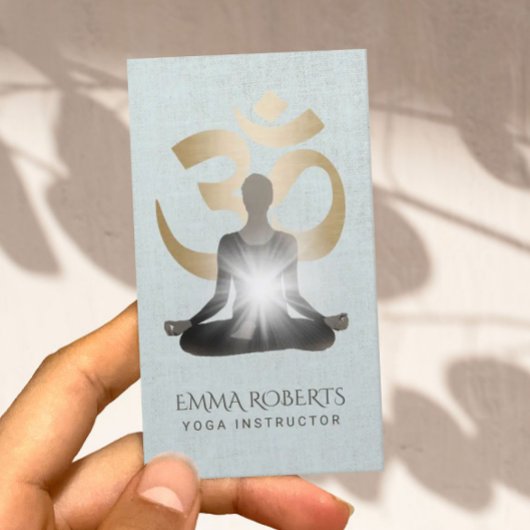 ヨガ&瞑想先生リスタイリッシュンフェイク 名刺