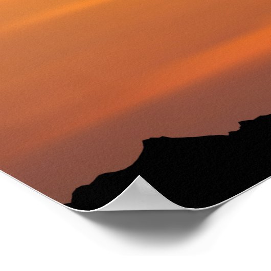 ヨガ – 瞑想 ポスター (角)