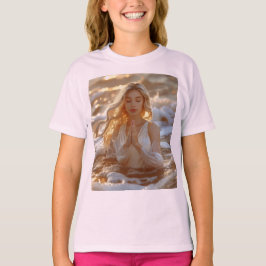 ヨガ - 瞑想 - 今を生きる - ウェルネス Tシャツ