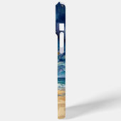 ヨガ 瞑想 星空 夜空 月 海 ビーチ Case-Mate iPhoneケース (裏面 / 左)
