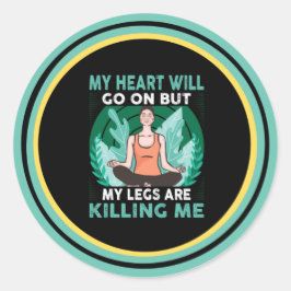 ヨガ – 私のハートは続く ラウンドシール