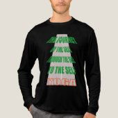 ヨガ：自己の旅、thro Tシャツ (正面)