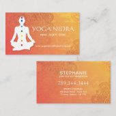 ヨガ・霊気名刺 名刺 (正面/裏面)