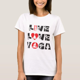 ヨガ – I Love Yoga T-Shirt Tシャツ