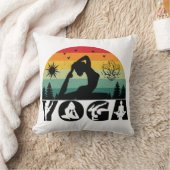 ヨガ – Peace, Love & Light クッション (ブランケット)