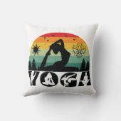 ヨガ – Peace, Love & Light クッション (裏面)