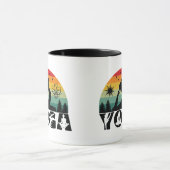 ヨガ – Peace, Love & Light マグカップ (中央)