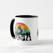 ヨガ – Peace, Love & Light マグカップ (正面左)