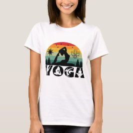 ヨガ – Peace, Love & Light Tシャツ