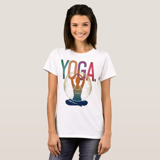 「ヨガ」 Tシャツ (正面フル)