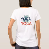 「ヨガ」 Tシャツ (裏面)
